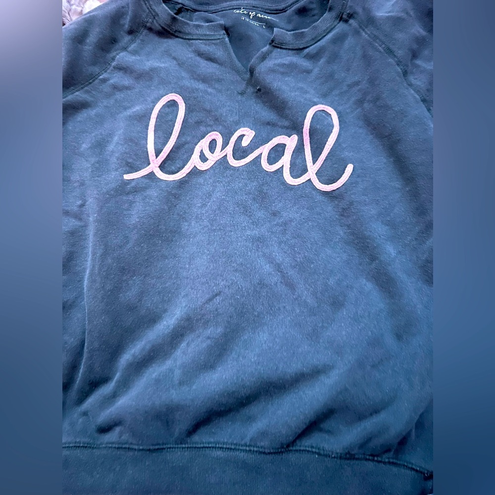 Tate of mine Gray colored - local (size large sweatshirt)